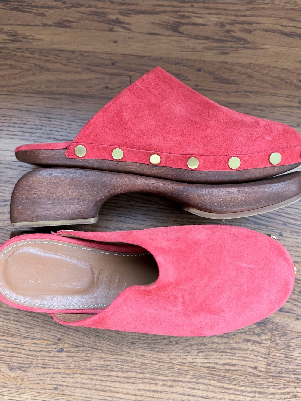 STAUD studded healed Rhodes Clogs
